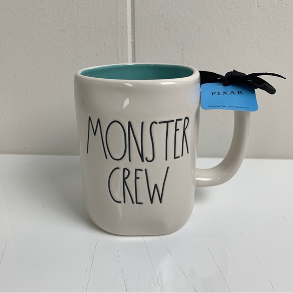 NEW Rae Dunn The Monster Crew Double Sided Mug Monsters Inc Pixar SULLY WAZOWSKI - Picture 2 of 4